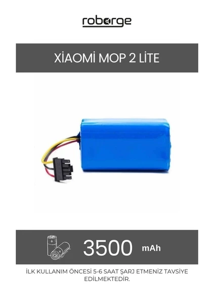 Xiaomi Vacuum Mop 2 Lite (MJSTL) Robot Süpürge Uyumlu Batarya 3500 mAh - Muadil Ürün ürün görseli 1