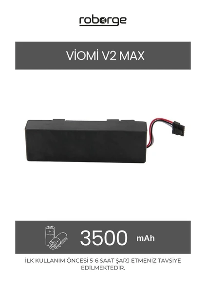 Viomi V2 Max Robot Süpürge Uyumlu Batarya 3500 mAh - Muadil Ürün ürün görseli 1