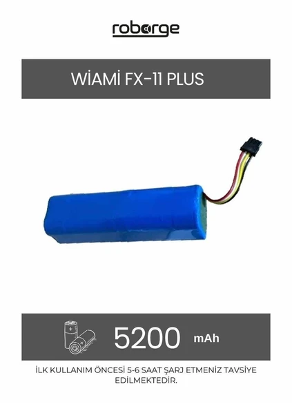 Wiami FX-11 Plus Robot Süpürge Uyumlu Batarya 5200 mAh - Muadil Ürün ürün görseli 1