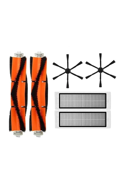 Xiaomi Vacuum Mop 2 Pro + (STYTJ02ZHM) Robot Süpürge Uyumlu 6'lı Yedek Parça Seti ürün görseli 1