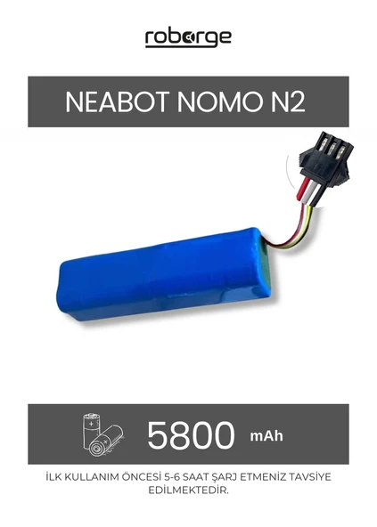 Neabot Nomo N2 Robot Süpürge Uyumlu Batarya 5800 mAh - Muadil Ürün ürün görseli 1