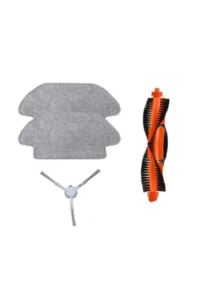 Xiaomi Vacuum Mop 2S (XMSTJQR2S) Robot Süpürge Uyumlu 4'lü Yedek Parça Seti ürün görseli 1