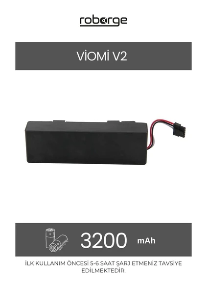 Viomi V2 Robot Süpürge Uyumlu Batarya 3200 mAh - Muadil Ürün ürün görseli 1
