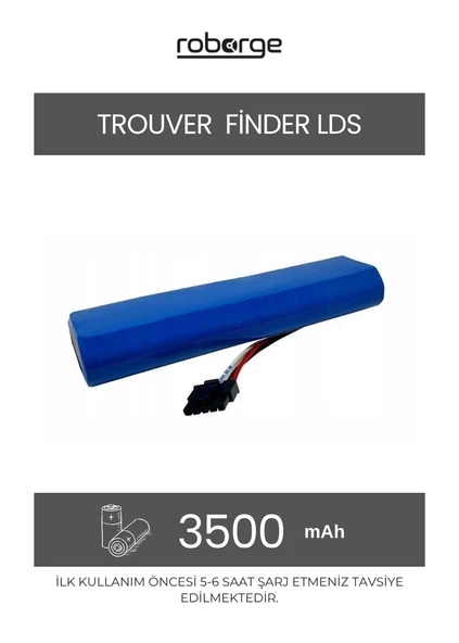 Trouver Finder LDS (RLS3) Robot Süpürge Uyumlu Batarya 3500 mAh - Muadil Ürün ürün görseli 1