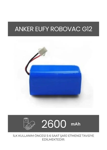 Anker Eufy Robovac G12 Robot Süpürge Uyumlu 2600 mAh Batarya - Muadil Ürün ürün görseli 1