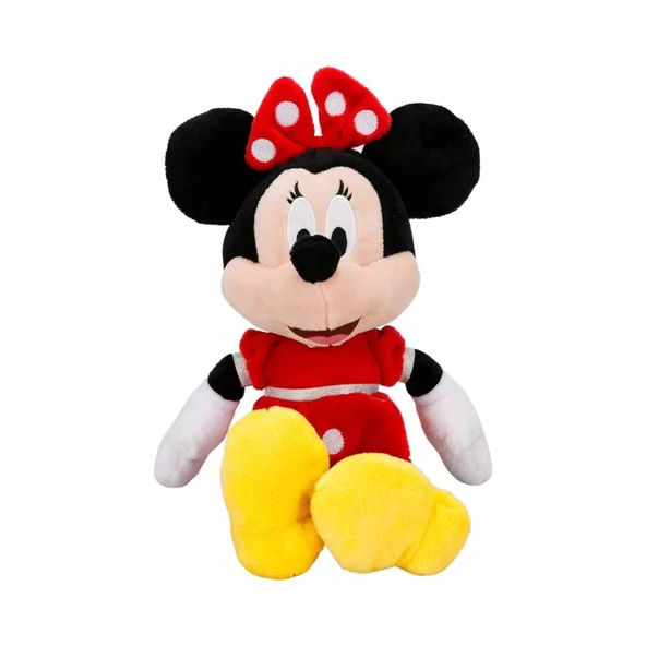 Minnie Kırmızı Elbiseli Peluş 30 cm ürün görseli 1