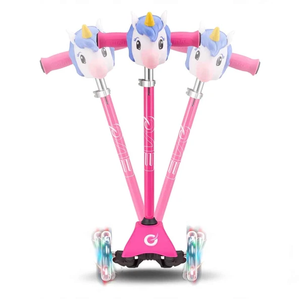 Unicorn 3 Teker Işıklı  Scooter NessiWorld - Resim 5