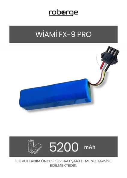 Wiami FX-9 Pro Robot Süpürge Uyumlu Batarya 5200 mAh - Muadil Ürün ürün görseli 1
