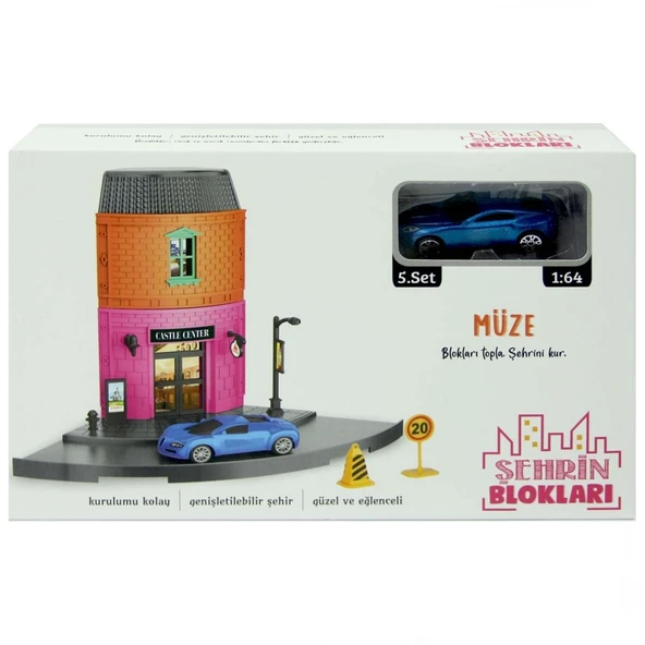 Şehrin Blokları Yapboz Müze Seti - Resim 3