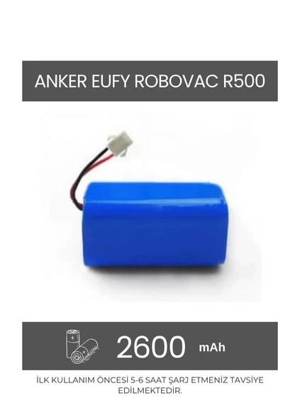 Anker Eufy Robovac R500 Robot Süpürge Uyumlu 2600 mAh Batarya - Muadil Ürün ürün görseli 1
