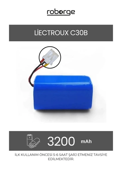 Liectroux C30B Robot Süpürge Uyumlu 3200 mAh Batarya - Muadil Ürün ürün görseli 1