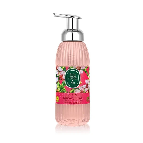 Doğal Zeytinyağlı Köpük Sabun 500 ml Japon Kirazı Çiçeği ürün görseli 1