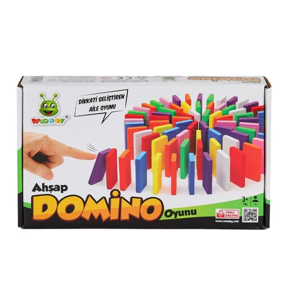 KR116 Ahşap Domino Oyunu -Karsan Oyuncak ürün görseli 1