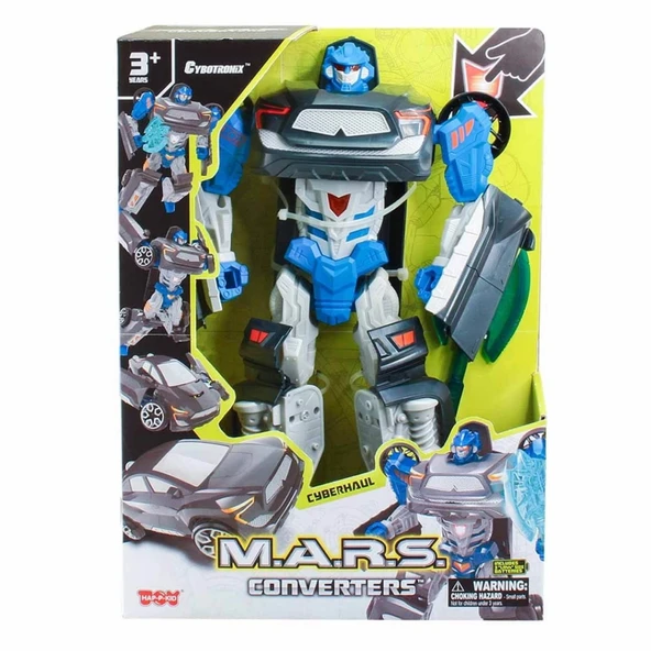 2in1 Sesli ve Işıklı  Dönüşebilen Robot 37 cm - Resim 4