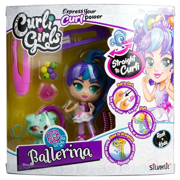 Silverlit Curli Girls Bebek ve Hayvan - Resim 3