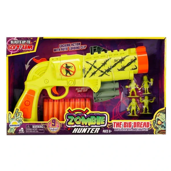 Zombie Hunter  Sünger Dart Atan Silah 31 cm - Resim 5
