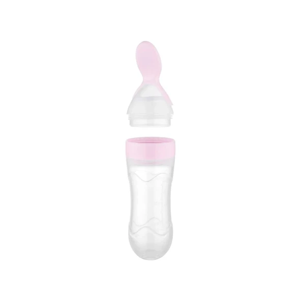 Sıkmalı Kaşık 806 Pembe - Resim 5