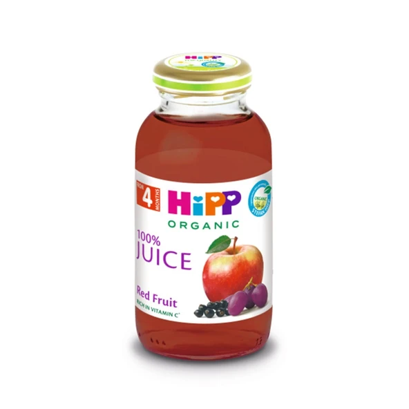 Organik Kırmızı Meyveli Elma Suyu 200 ml ürün görseli 1