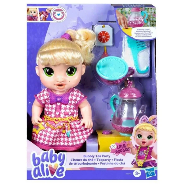 G0608 Baby Alive Bubbly Tea Party - Fokurdayan Çay Partisi Lala +3 yaş ürün görseli 1