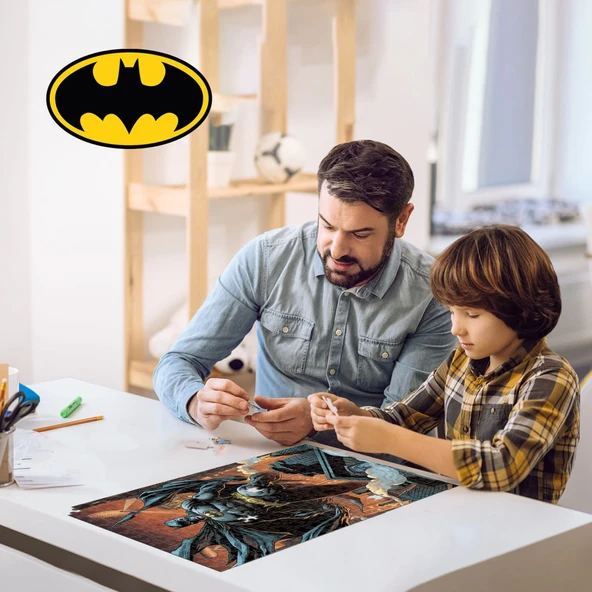 Batman 300 Parça Puzzle 35590 - Metal Kutu - Resim 2