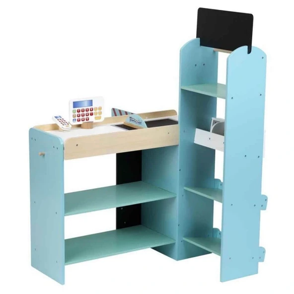 Ahşap Süpermarket Oyun Seti - Resim 4