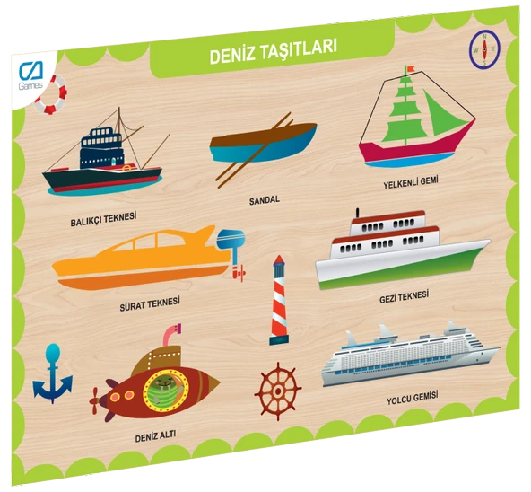 CAAHS-3201 AHŞAP DENİZ TAŞITLARI BUL-TAK ürün görseli 1