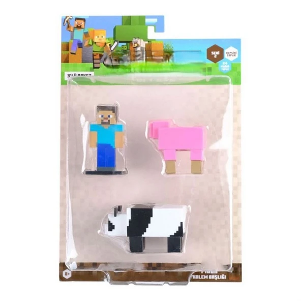 3D Toppeez 3'lü Figür Seti Seri 2 - Resim 4