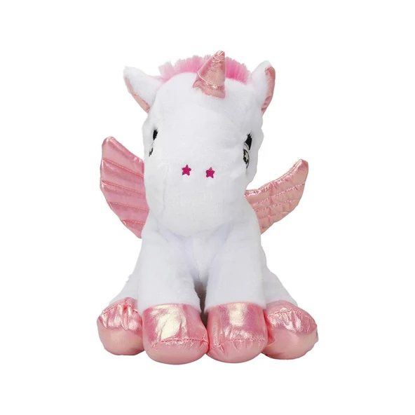 PELUŞ UNICORN IŞIKLI BEYAZ - Resim 2