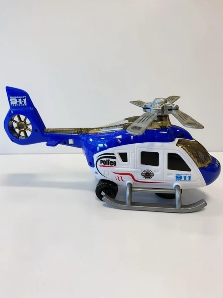 8814 SESLİ IŞIKLI ÇARP DÖN HELİKOPTER-KRS ürün görseli 1