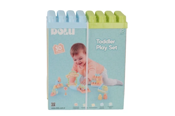 5218 OYUNCAK YOL VE BLOK SET 30 PCS ürün görseli 1