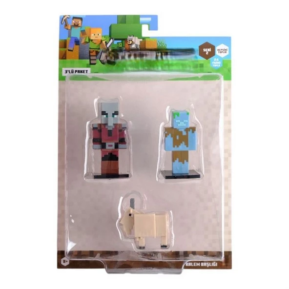 3D Toppeez 3'lü Figür Seti Seri 2 - Resim 2