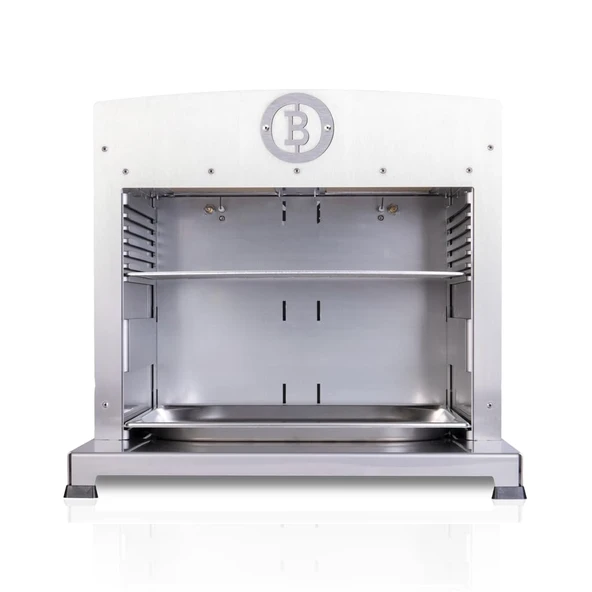 Beefer TwinPro - 800° üst ısıtmalı ızgara - Çift pişirme alanlı, tamamen sağlam paslanmaz çelikten yapılmıştır - Almanya'da Üretilmiştir - Ayrı ayrı ayarlanabilen iki yüksek performanslı brülörle ürün görseli 1
