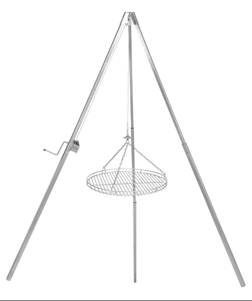 Döner ızgara - tripod ızgarası 50, gümüş/paslanmaz çelik ürün görseli 1