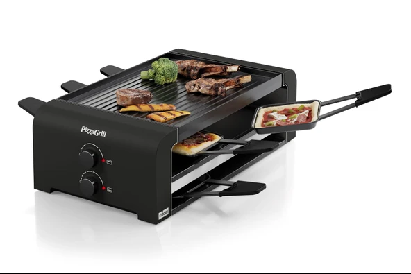 Stöckli Raclette PizzaGrill 6 Siyah - Resim 2