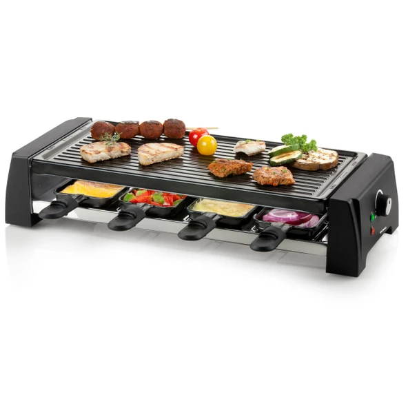 DOMO DO9189G Çıkarılabilir plakalı Raclette 8p - 1200 W ürün görseli 1