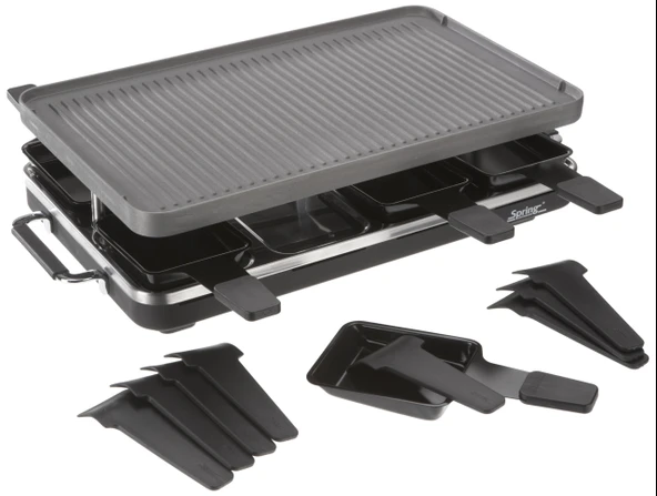 Spring 3267517001 Raclette 8, alüminyum/siyah ürün görseli 1