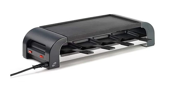 Stöckli Grill PIZZAmax8, siyah, mini pizza raclette ızgara, 8 kişilik 2800,02 ürün görseli 1