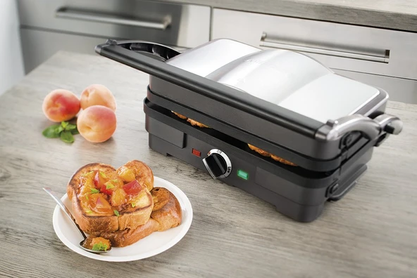 Cuisinart GR35E çok fonksiyonlu ızgara Griddler Junior - Resim 5