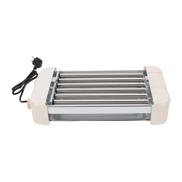 Asixxsix Hot Dog Rulo 550 W Ayarlanabilir Sıcaklık Kontrolü Ayrılabilir Elektrikli Sosis Izgara Yapışmaz ızgara plakası Mutfak için ürün görseli 1