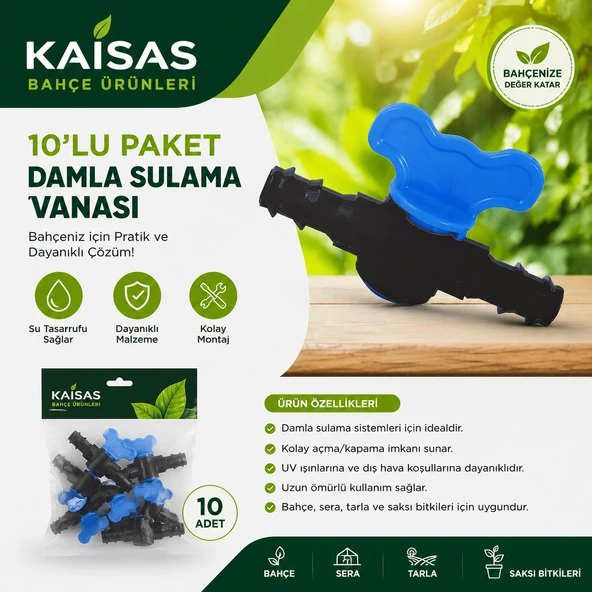 Kurtağızlı Damlama Vanası 16x16 10'LU ürün görseli 1