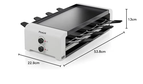 Stöckli Raclette PizzaGrill 8 (Beyaz) - Resim 8