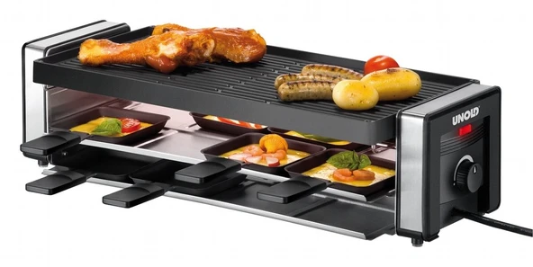Unold 48735 Raclette Finesse / 1100 Watt / 8 tava ürün görseli 1