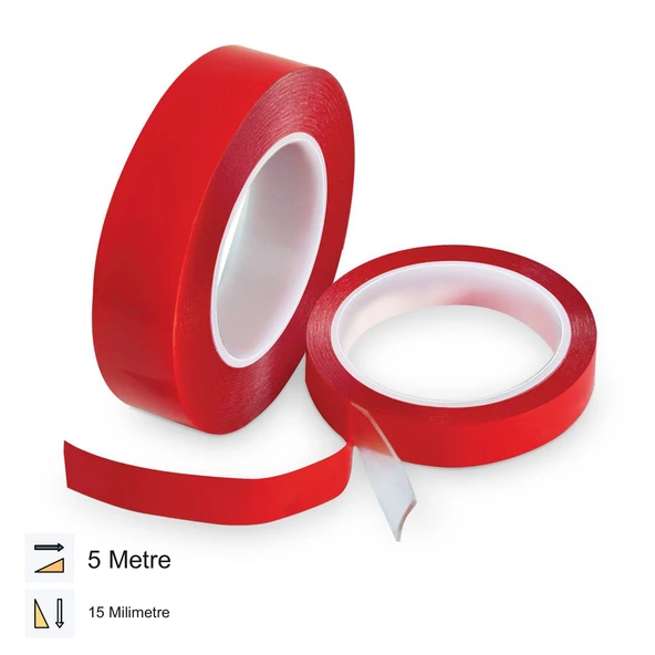 Sgs 2520 Şeffaf Çift Taraflı Silikonize Bant 18 Mm 2 Metre ürün görseli 1