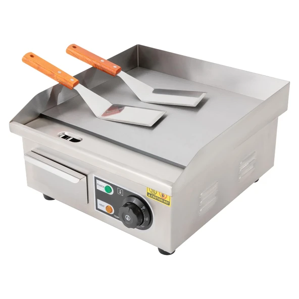Izgara Plakası Elektrikli - Elektrikli Izgara, 14 İnç 50-300°C Elektrikli Kızartma Plakası Izgara Plakası 35,5 x 38 x 21 cm Kızartma Plakası Elektrikli 2000 W Elektrikli Izgara Izgara Plakası (A1) ürün görseli 1