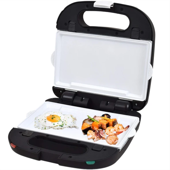 Syntrox Germany Teppanyaki seramik kaplı pişirme plakalı düz ızgara SM-1500W ürün görseli 1