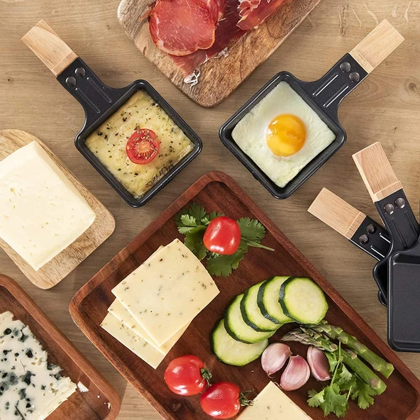 Cecotec ahşap raclette - Resim 5