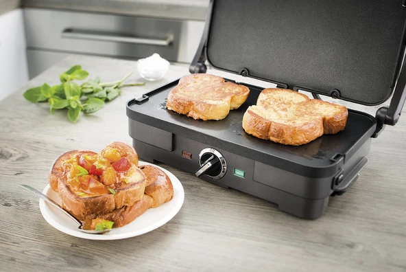 Cuisinart GR35E çok fonksiyonlu ızgara Griddler Junior - Resim 6