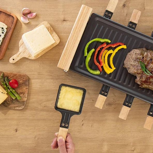 Cecotec ahşap raclette - Resim 3