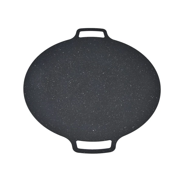 Xiuganpo Yuvarlak Yapışmaz Kore Barbekü Izgara Tavası, Çeşitli Yiyeceklerle Isıya Dayanıklı Barbekü Partileri için (36CM) ürün görseli 1