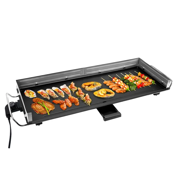 AEWHALE 35" Elektrikli Yapışmaz Ekstra Büyük Izgara Izgara-Teppanyaki Izgara Barbekü İç Mekan/Dış Mekan, Ayarlanabilir Sıcaklık, Kolay Temizlik için Çıkarılabilir, Ekstra Geniş ürün görseli 1